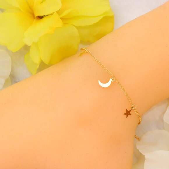 "Minimalist Anklet, Sleek & Modern Design, Women’s Fashion, YC110240-A - Picture 4 of 10